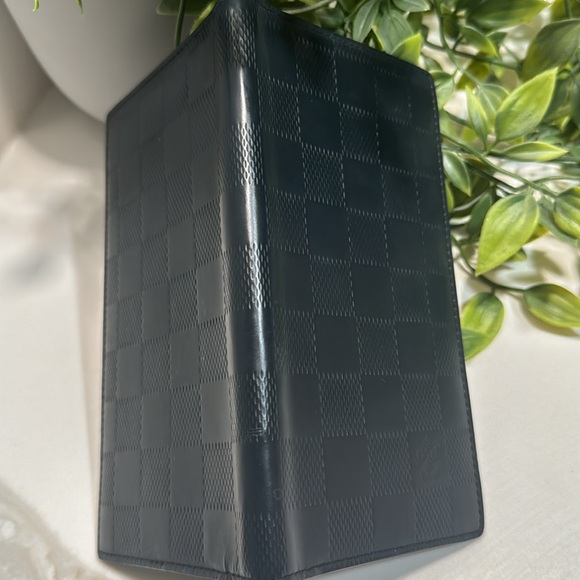 💯AUTHENTIC LOUIS VUITTON Agenda Poshe - Onyx Damier Bill Holder - Picture 5 of 12